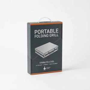 Barbecue pliable ultra-léger en acier inoxydable, réchaud à charbon de bois compact et portable pour le camping, les pique-niques et la pêche - Product Image 4