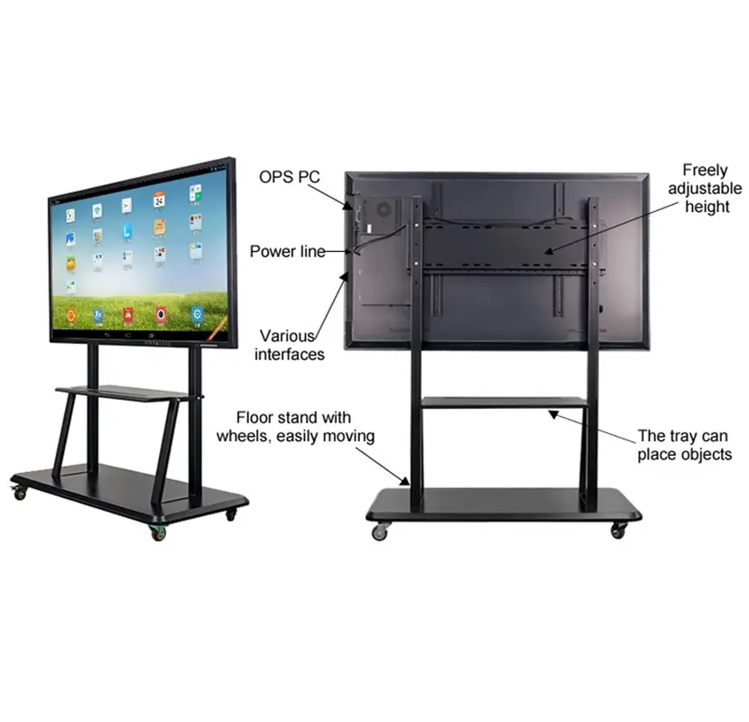 Lavagna elettronica interattiva con Touch Screen per schede intelligenti per applicazioni Multi-campo conferenza di insegnamento