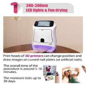 Automatic Professional Nail Polish <b>Printer</b> Machine Digital Intelligent Electric Auto 3D with Bluetooth/<b>WiFi</b> and UV Light Curing - Product Image 3