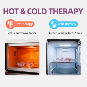 Kompres Dingin Panas yang Dapat Digunakan Kembali 7.5*4.2 Pereda Mata Bengkak Lingkaran Hitam Patch Pendingin yang Menenangkan Gel Glitter Paket Es Mata - Product Image 6