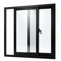 Fenêtre coulissante en aluminium résistante aux projectiles, couche de sécurité blindée, pour la construction d'ensembles résidentiels écologiques (GERE)