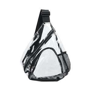 Bolso Bandolera Transparente, Aprobado para Estadios, Mochila Transparente de Hombro y Pecho, Casual para Uso Diario - Product Image 1