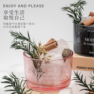 Diffuseur d'arômes moderne en pierre de cristal pour huiles essentielles, décoration d'intérieur pour chambre, longue durée (90-120 jours) - Product Image 2