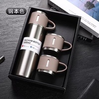 Coffret de 3 boîtes isothermes en acier inoxydable 304 pour affaires, avec tasse à eau et cadeau d'accompagnement