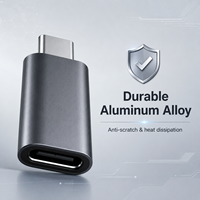 Adaptador USB4.0 8K Tipo-C Macho a Hembra, Acoplador USB C, Carga Rápida PD de 100W, Conversor de 40Gbps para Laptop, Teléfono y Equipo de Oficina
