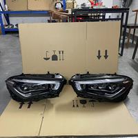 Pour Mercedes-Benz Classe CLA, ensemble de phares CLA200 CLA118, équipement d'usine d'origine avec phares géométriques à trois yeux LED