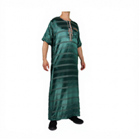 CCY 2026 Thobe moderne brillant pour homme musulman du Maroc, brodé, Jubba Musulman, Kandura, Abaya de prière, Jubbah longue, Thobe Ramadan, Boubou
