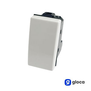 Interrupteur à bouton-poussoir Gloca 10A 250V 1NO, borne à vis en plastique IP40 pour la série Matix - Product Image 3