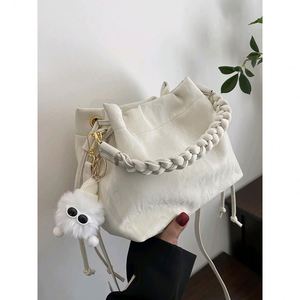 Bolso de Mano de Gran Capacidad para Mujer, Estilo Vintage 2025, de Alta Gama, para Todas las Temporadas, de Poliéster, Color Rosa, con Cierre - Product Image 4