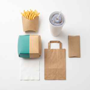 Cajas de Papel para Hamburguesas Francesas para Llevar, con Logotipo Personalizado, para Pollo para Llevar, Contenedores Desechables de Grado Alimenticio para Comida Rápida - Product Image 4