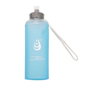 Échantillon gratuit de bouteilles d'eau souples pliables et compressibles en TPU OEM/ODM, bouteilles de sport portables - Product Image 1