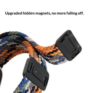 Correa de Reloj de Repuesto Magnética Ajustable de Nailon Trenzado Elástico Mejorado 2026 para <span class=keywords><strong>Apple</strong></span> IWatch 45678910 - Product Image 3