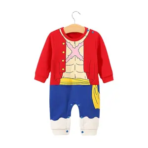 Toddler Anime Cosplay Trang Phục Con Rồng Bé Cậu Bé Cô Gái Romper Kid Demon Slayer Bé Quần Áo Trẻ Sơ Sinh Onesie Jumpsuit 0-18 Tháng