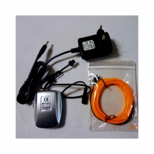 Cable <span class=keywords><strong>EL</strong></span> con inversor activado por sonido, ideal para usar en bares/escenarios de KTV. Se ilumina al ritmo de la música. - Product Image 1