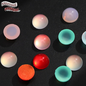 คริสตัลเรซิ่นหนานทง แบบหลังแบน 3 มิติ สีรุ้ง สำหรับตกแต่งเล็บ งาน DIY และเครื่องประดับ - Product Image 3