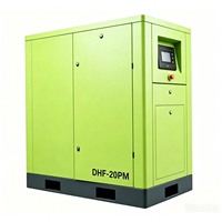 Compresseur d'air à vis à fréquence variable à aimant permanent silencieux et économe en énergie BOYUAN DHF Series DHF-20PM 380V refroidi par air 15KW