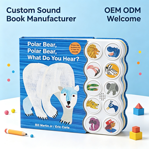 Livre sonore enregistrable DIY pour la voix de la famille |   Livre parlant |   Usine OEM/ODM certifiée CE - Product Image 2