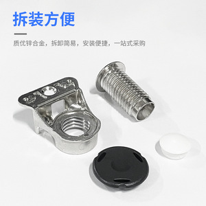 <b>Adjustable</b> Furniture <b>Legs</b> Zinc Alloy Heavy Duty For Wardrobe Tv Cabinet Industrial Design - Product Image 4