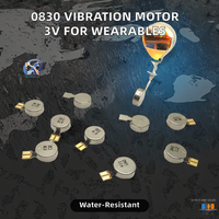 Moteur à vibrations 3V 0830 pour écouteurs Bluetooth intelligents, bracelets intelligents, montres