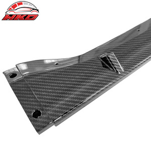 Pour Nissan Altima 2019-2022, lèvre de pare-chocs avant, impression fibre de carbone, spoiler PP, garniture 3 pièces, kit carrosserie de haute qualité - Product Image 6