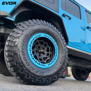ล้ออัลลอยด์ EVOR แบบฟอร์จ 6 รู สำหรับรถยนต์ออฟโรด SUV รถบรรทุก สำหรับ Ford Mustang Volkswagen Touareg Prado ขนาด <span class=keywords><strong>18</strong></span> 19 20 21 22 23 24 นิ้ว - Product Image 6