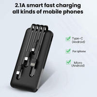 Batería Externa de Alquiler X4C con Logotipo Personalizado, 65W de Alta Capacidad, 20000mAh, Doble USB Tipo-C, Carga Rápida y Cable
