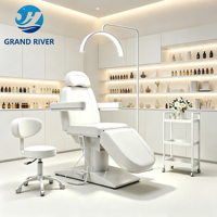 Lit de beauté électrique personnalisé pour esthéticienne, lit de cils incurvé, lit de soin du visage de luxe, table de massage spa