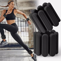 En gros, Poids de fitness réglables en silicone pour poignets et chevilles, avec logo personnalisé, 2LB 4LB