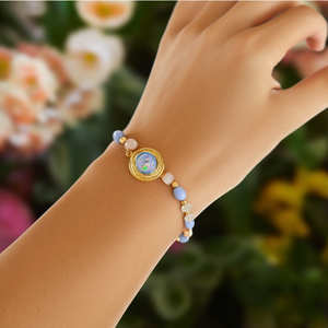 Pulsera de Moda con Cuentas, Acero Inoxidable 316L, Baño de Oro PVD, Joyería Sostenible y Resistente para Mujer - Product Image 3