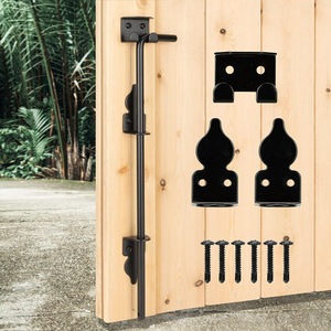 Soporte <span class=keywords><strong>de</strong></span> bisagra para pestillo <span class=keywords><strong>de</strong></span> puerta <span class=keywords><strong>de</strong></span> valla al por mayor con tornillos, perno <span class=keywords><strong>de</strong></span> puerta <span class=keywords><strong>de</strong></span> 12 y 18 pulgadas para puerta <span class=keywords><strong>de</strong></span> valla <span class=keywords><strong>de</strong></span> <span class=keywords><strong>madera</strong></span>, metal o jardín - Product Image 3