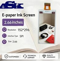 Pantalla de Papel Electrónico de 2.66 Pulgadas, Módulo de Tinta Electrónica de 296x152, SPI de Ultra Bajo Consumo, EPD Bistable para Etiquetas de Precio ESL, IoT