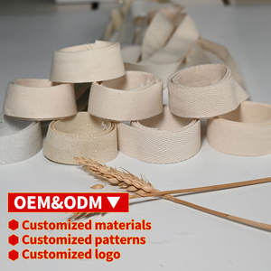 Sangle en coton à chevrons OEM en gros 10MM 20MM 30MM 40MM LOGO personnalisé Sangle en coton doux Sangle en coton à chevrons - Product Image 2