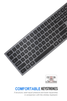Clavier sans fil USB 2,4 GHz HK8987 à 104 touches avec rétroéclairage LED et interrupteurs à ciseaux, nouveau modèle très demandé