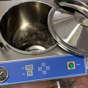 Barattolo di vetro dell'alimento della carne in scatola/sterilizzatore verticale dell'<span class=keywords><strong>autoclave</strong></span> di sterilizzazione a vapore della vetreria 28L prezzo - Product Image 3