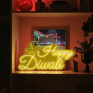 ป้ายไฟเทศกาลดีวาลีรูปโคมน้ำมัน ไฟ LED ตกแต่งรูปพระ<span class=keywords><strong>พิฆเนศ</strong></span> เทศกาลดีวาลี <span class=keywords><strong>พระ</strong></span>เจ้าฮินดู เทศกาลแห่งแสงสว่าง - Product Image 6