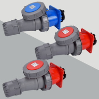 Prise électrique industrielle CEE IEC 60309 IP44 3/4/5P 63A125A 220V/380V/415V de qualité supérieure, prise et fiche industrielles CEE avec certification CE
