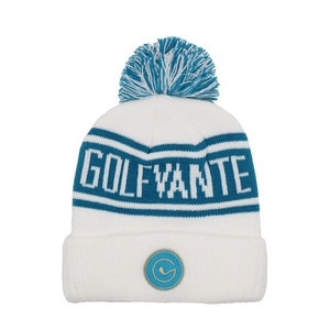 Bonnet de golf camouflage argyle de haute qualité, couleur personnalisée, 100 % coton, avec pompon, vente en gros, chaud, pour sports d'hiver, plage et voyage - Product Image 2