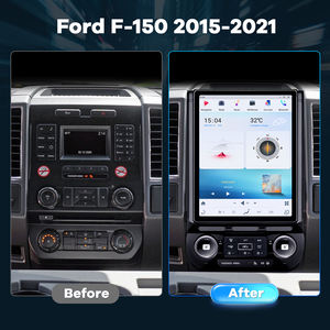 Ford F150 Raptor 2015-2021 için 12.1 İnç 2DIN Radyo Ekranlı <span class=keywords><strong>DVD</strong></span> Oynatıcı, Android Auto Kablosuz CarPlay Dokunmatik Ekran 4GB+64GB BT5.0 - Product Image 4