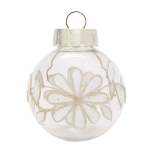 Décoration <span class=keywords><strong>de</strong></span> Noël personnalisée 6cm boules <span class=keywords><strong>de</strong></span> Noël en plastique chocolat or Noël pour décorations suspendues d'arbre - Product Image 4