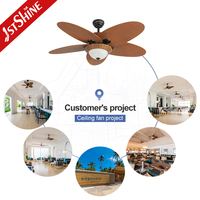 Ventilador de Techo 1stshine con Control Remoto, de Primera Calidad, Alto Rendimiento, Estilo Lujoso, Ecológico, con Luz LED