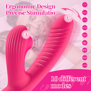 Nouveau deux-en-un amour g-spot vibrateur adulte femme USB Clitoris Couple sucer vibrateur IPX6 étanche <span class=keywords><strong>Sex</strong></span> <span class=keywords><strong>Toy</strong></span> Silicone vibrateur - Product Image 5
