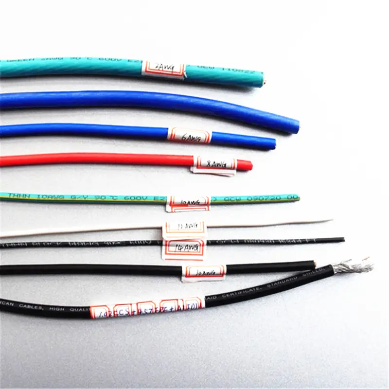 UL CSA cUL Approval electric copper building wire thhn/thwn/T90 stranded house wire 14 gauge solid wire