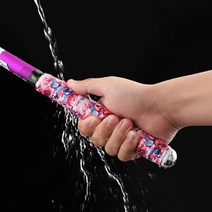 Cinta para el mango de la caña de pescar con diseño floral, absorbente del sudor, antideslizante, de cuero, 1.4m 1.1m para cañas de pescar - Product Image 1