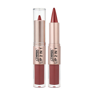 Vente en gros <span class=keywords><strong>de</strong></span> rouge à lèvres double embout 2 en 1, stylo gloss à lèvres longue tenue, imperméable, anti-transfert, personnalisable, maquillage pour les lèvres pour femmes - Product Image 5