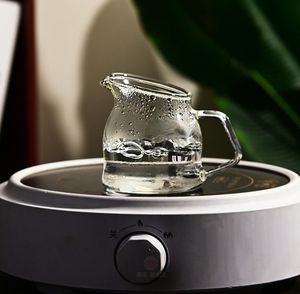 Thanh Lịch hình thủy tinh cà phê trà sữa Creamer Jug sáng tạo sữa cốc kem thủy tinh nhỏ bình với vòi sữa bọt bình - Product Image 2