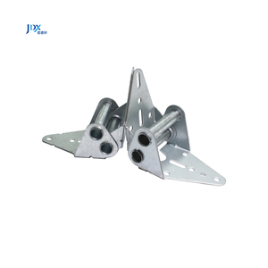 Роликовые аксессуары для гаражных секционных дверей 14 га петли из нержавеющей стали с цинковым покрытием для коммерческих складских дверей - Product Image 3