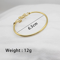 Pulsera Elegante y Sencilla para Mujer Haomi, Nombre Personalizado, Pulsera de Acero Inoxidable Brillante Personalizada para Mujer