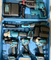 Kit combiné d'outils électriques sans fil 18V : Perceuse sans balais, Meuleuse d'angle, Clé à chocs – Ensemble multi-outils – Approvisionnement direct usine