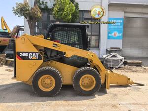 Minicargadora usada original de EE. UU. CAT246D, buenas condiciones de trabajo, precio barato, MINICARGADORA CAT 246C 246D - Product Image 4