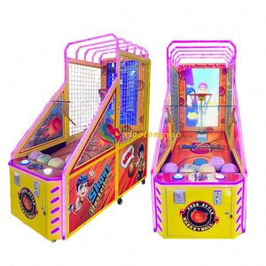 Machine de basket-ball d'arcade d'intérieur à monnayeur avec écran LCD, version anglaise, 2 joueurs, garantie 1 an pour centres de divertissement - Product Image 2